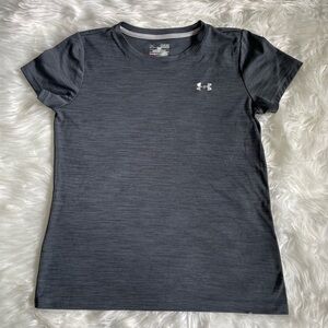 Under Armour | Women’s Medium Heather Gray Loose Heat Gear Workout Shirt